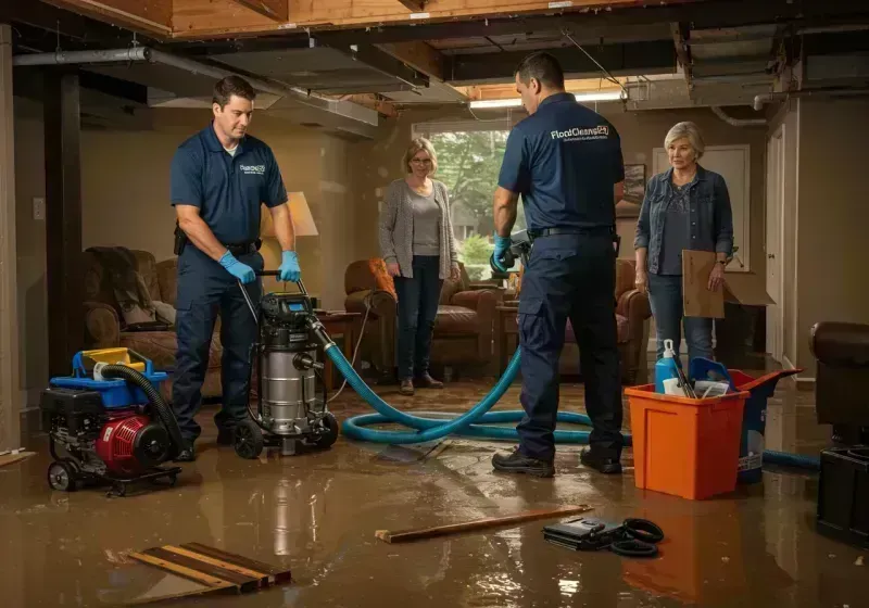 Basement Water Extraction and Removal Techniques process in Las Ochenta, PR